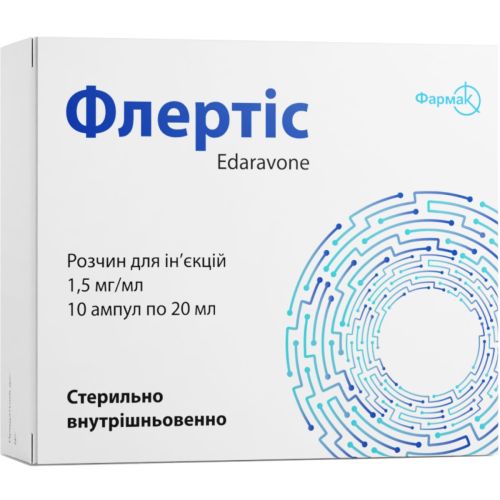 Флертіс розчин для ін'єкцій 1,5 мг/мл по 20 мл ампули №10 - фото №1 Флертіс розчин для ін'єкцій 1,5 мг/мл по 20 мл ампули №10