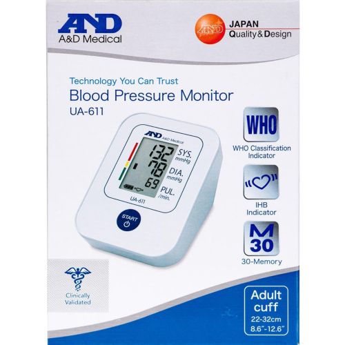 Тонометр AnD автоматический (UA-611) - фото №1 Тонометр AnD автоматический (UA-611)