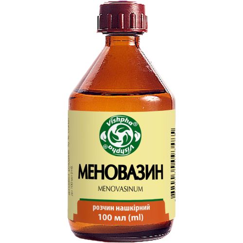 Меновазин-Вишфа раствор спиртовой 100 мл - фото №1 Меновазин-Вишфа раствор спиртовой 100 мл