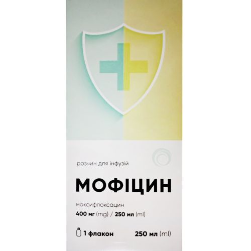 Мофицин 400 мг/250 мл раствор для инфузий флакон 250 мл №1 - фото №1 Мофицин 400 мг/250 мл раствор для инфузий флакон 250 мл №1