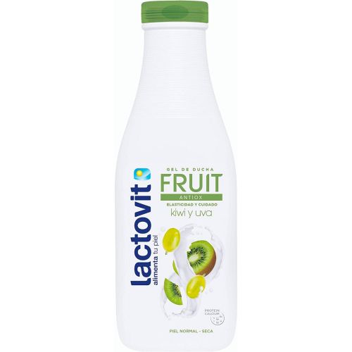 Гель для душа Lactovit (Лактовит) Fruit Antiox Киви и виноград 600 мл - фото №1 Гель для душа Lactovit (Лактовит) Fruit Antiox Киви и виноград 600 мл