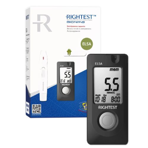 Глюкометр Rightest ELSA - фото №1 Глюкометр Rightest ELSA