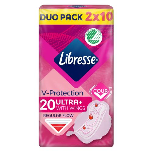 Прокладки Libresse Normal Ultra+ №20 - фото №1 Прокладки Libresse Normal Ultra+ №20