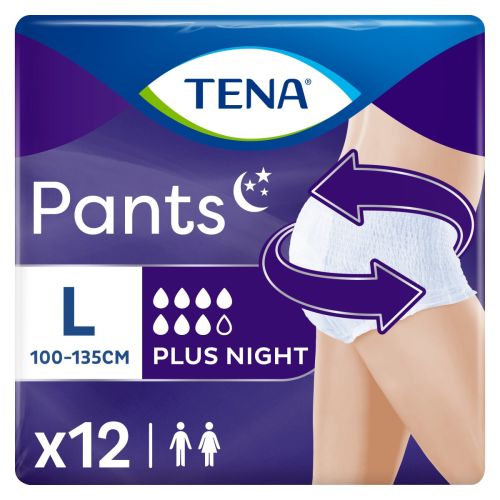Підгузники для дорослих Tena Pants Plus Night Large №12 - фото №1 Підгузники для дорослих Tena Pants Plus Night Large №12