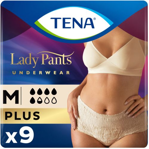 Труси урологічні жіночі Tena (Тена) Lady Pants Plus M №9 Creme - фото №1 Труси урологічні жіночі Tena (Тена) Lady Pants Plus M №9 Creme