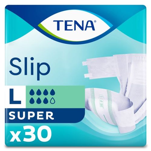 Подгузники для взрослых Tena (Тена) Slip Super (Large) 30 шт - фото №1 Подгузники для взрослых Tena (Тена) Slip Super (Large) 30 шт