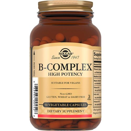 Solgar (Солгар) B-Complex (В-комплекс) капсули № 50 - фото №1 Solgar (Солгар) B-Complex (В-комплекс) капсули № 50