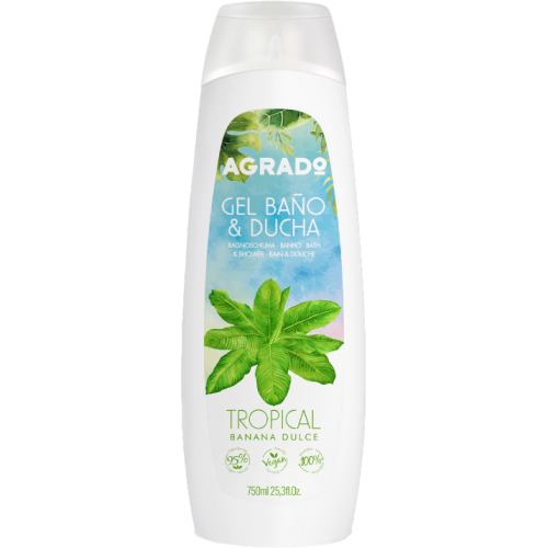 Гель Agrado для душа Тропический 750 мл - фото №1 Гель Agrado для душа Тропический 750 мл