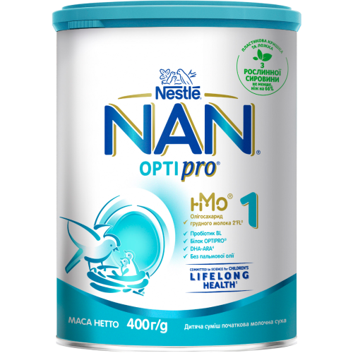 Смесь молочная Nestle NAN 1 Optipro (с 0 месяцев) 400 г - фото №1 Смесь молочная Nestle NAN 1 Optipro (с 0 месяцев) 400 г