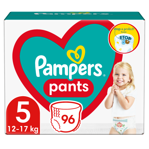 Подгузники - трусики Pampers Pants размер 5 (12-17 кг) №96 - фото №1 Подгузники - трусики Pampers Pants размер 5 (12-17 кг) №96