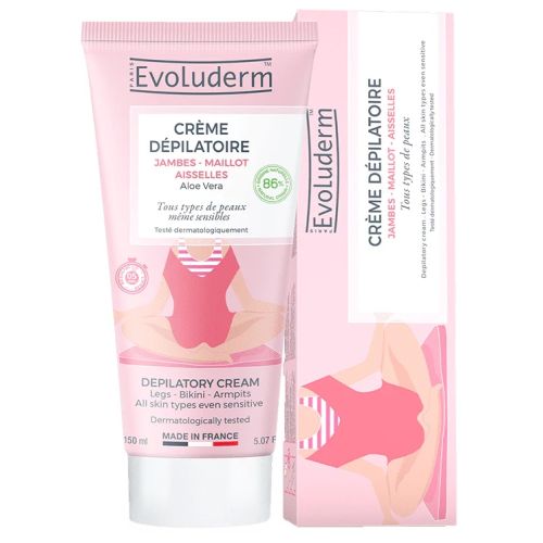 Крем Evoluderm (Еволюдерм) для депіляції ніг, пахв та бікіні 150 мл в Україні - фото №1 Крем Evoluderm (Еволюдерм) для депіляції ніг, пахв та бікіні 150 мл в Україні