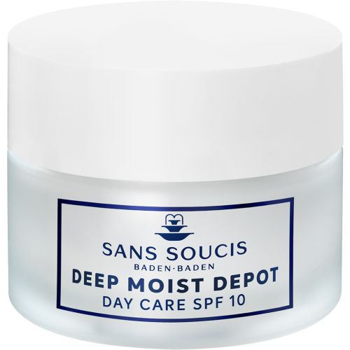 Уход Sans Soucis (Сан Суси) Deep Moist Depot дневной SPF10 для нормальной, сухой кожи 50 мл - фото №1 Уход Sans Soucis (Сан Суси) Deep Moist Depot дневной SPF10 для нормальной, сухой кожи 50 мл