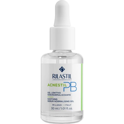 Гель Rilastil (Ріластіл) Acnestil зволожуючий себонормалізуючий для шкіри схильної до акне, 30 мл - фото №1 Гель Rilastil (Ріластіл) Acnestil зволожуючий себонормалізуючий для шкіри схильної до акне, 30 мл