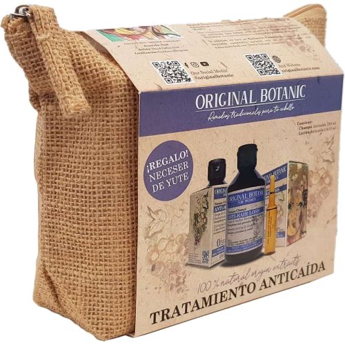 Набор Original Botanic (Ориджинал Ботаник) от выпадения волос (шампунь женский 250 мл + лосьон 12х10 мл) - фото №1 Набор Original Botanic (Ориджинал Ботаник) от выпадения волос (шампунь женский 250 мл + лосьон 12х10 мл)