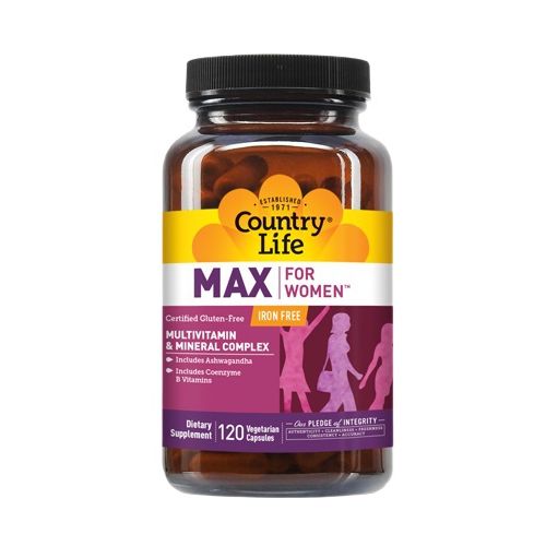 Country Life (Кантри лайф) Max for Women без железа капсулы №120 - фото №1 Country Life (Кантри лайф) Max for Women без железа капсулы №120