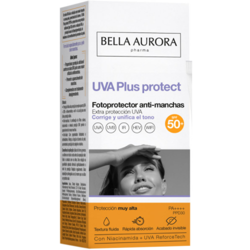 Флюид Bella Aurora (Белла Аурора) солнцезащитный UVA Plus от пигментных пятен SPF50+ 50 мл - фото №1 Флюид Bella Aurora (Белла Аурора) солнцезащитный UVA Plus от пигментных пятен SPF50+ 50 мл