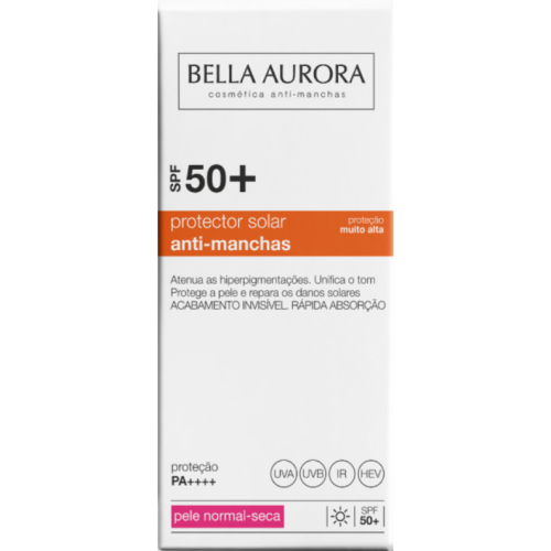 Флюид Bella Aurora (Белла Аурора) солнцезащитный от пигментных пятен SPF50+ для нормальной, сухой кожи 50 мл - фото №1 Флюид Bella Aurora (Белла Аурора) солнцезащитный от пигментных пятен SPF50+ для нормальной, сухой кожи 50 мл