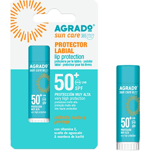 Бальзам Agrado (Аградо) захисний для губ SPF 50+ 4 мл - фото №1 Бальзам Agrado (Аградо) захисний для губ SPF 50+ 4 мл