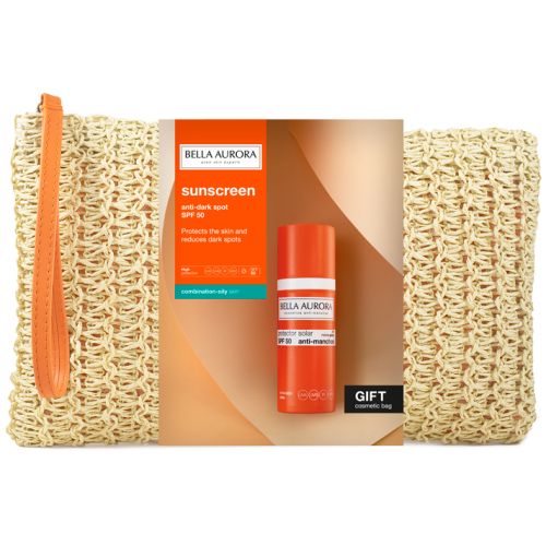 Набор Bella Aurora (Белла Аурора) (Гель-крем солнцезащитный от темных пятен SPF50 для комбинированной, жирной кожи 50 мл+косметичка) - фото №1 Набор Bella Aurora (Белла Аурора) (Гель-крем солнцезащитный от темных пятен SPF50 для комбинированной, жирной кожи 50 мл+косметичка)