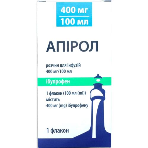 Апирол раствор для инфузий 400 мг/100 мл флакон 100 мл - фото №1 Апирол раствор для инфузий 400 мг/100 мл флакон 100 мл
