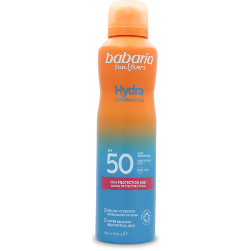Спрей-міст Babaria (Бабарія) для тіла сонцезахисний зволожуючий SPF 50 200 мл - фото №1 Спрей-міст Babaria (Бабарія) для тіла сонцезахисний зволожуючий SPF 50 200 мл