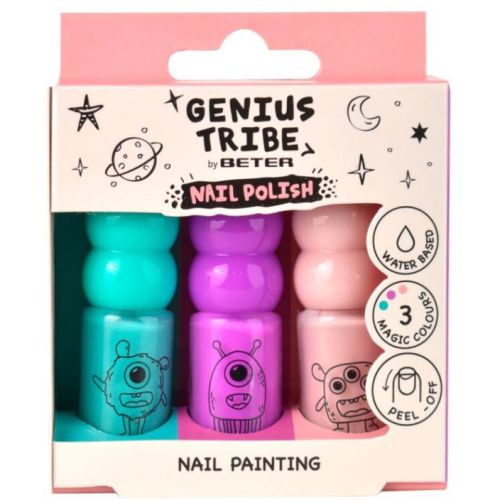 Набір Beter Genius Tribe лаків для нігтів 3 шт., 1 упаковка - фото №1 Набір Beter Genius Tribe лаків для нігтів 3 шт., 1 упаковка