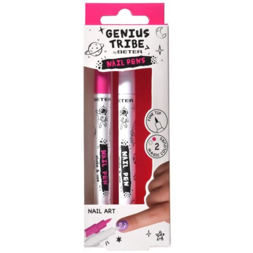 Набір Beter (Бетер) лайнер-пензлів Genius Tribe для нігтів, 2 шт. - фото №1 Набір Beter (Бетер) лайнер-пензлів Genius Tribe для нігтів, 2 шт.