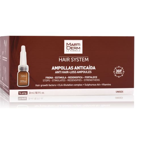 Ампулы Martiderm (Мартидерм) от выпадения волос 3 мл №14 - фото №1 Ампулы Martiderm (Мартидерм) от выпадения волос 3 мл №14