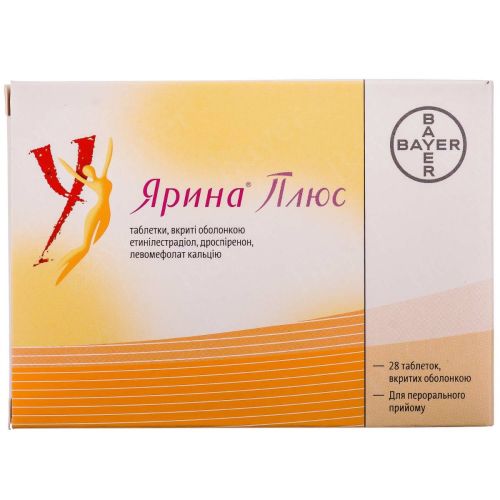 Ярина плюс таблетки №28 - фото №1 Ярина плюс таблетки №28