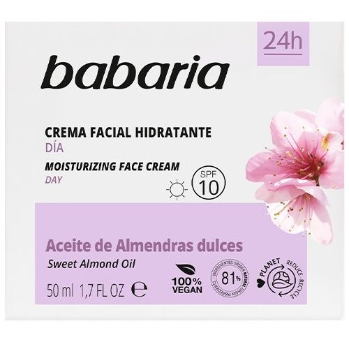 Крем Babaria (Бабария) с миндальным маслом увлажняющий для лица 50 мл - фото №1 Крем Babaria (Бабария) с миндальным маслом увлажняющий для лица 50 мл