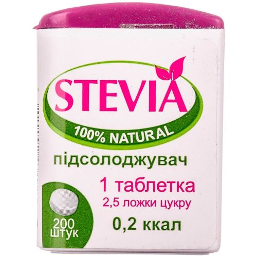Стевия Флип Топ таблетки №200 - фото №1 Стевия Флип Топ таблетки №200