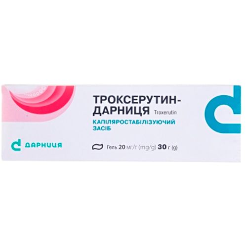 Троксерутин 2% гель 30 г - фото №1 Троксерутин 2% гель 30 г