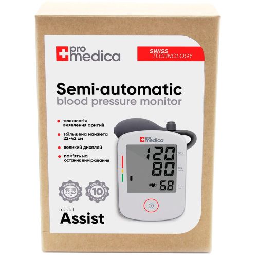 Тонометр ProMedica Assist напівавтомат - фото №1 Тонометр ProMedica Assist напівавтомат