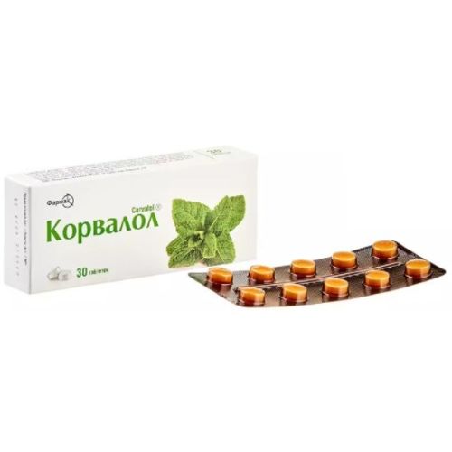 Корвалол таблетки №30 - фото №1 Корвалол таблетки №30