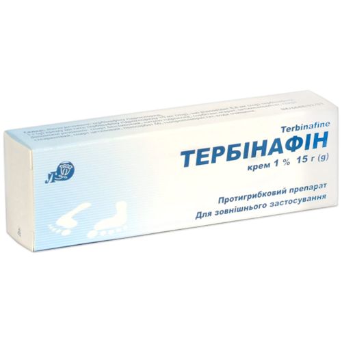 Тербинафин 1% крем 15 г - фото №1 Тербинафин 1% крем 15 г