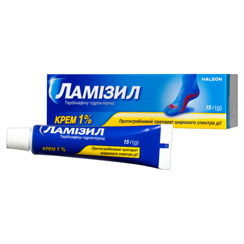 Ламизил 1% крем 15 г - фото №1 Ламизил 1% крем 15 г