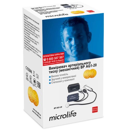 Тонометр Microlife ВР AG1-20 (механический) - фото №1 Тонометр Microlife ВР AG1-20 (механический)
