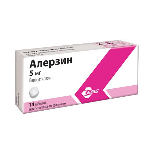 Алерзин 5 мг таблетки №14 - фото №1 Алерзин 5 мг таблетки №14