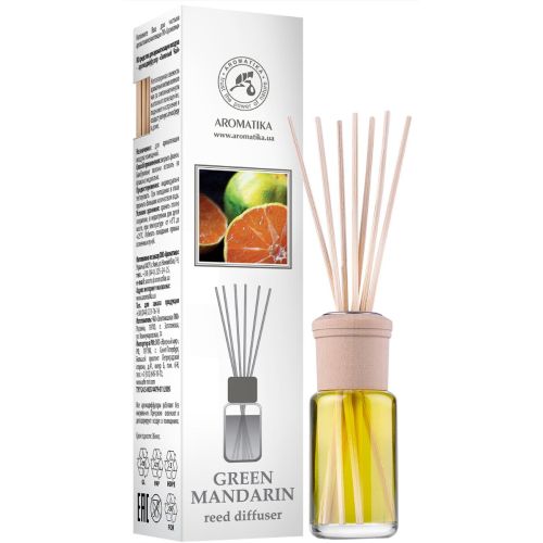 Аромадиффузор Ароматика Зеленый мандарин 50 мл - фото №1 Аромадиффузор Ароматика Зеленый мандарин 50 мл