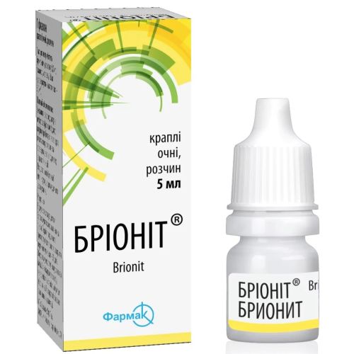 Брионит капли глазные флакон 5 мл - фото №1 Брионит капли глазные флакон 5 мл