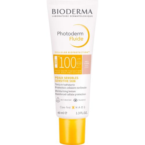 Флюид Bioderma (Биодерма) Photoderm Мax SPF100 солнцезащитный очень светлый, 40 мл - фото №1 Флюид Bioderma (Биодерма) Photoderm Мax SPF100 солнцезащитный очень светлый, 40 мл