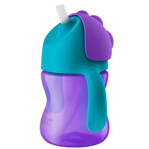 Чашка Avent з трубочкою від 9+ міс. дівчинка 210 мл - фото №1 Чашка Avent з трубочкою від 9+ міс. дівчинка 210 мл