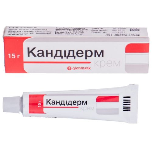 Кандидерм крем 15 г - фото №1 Кандидерм крем 15 г