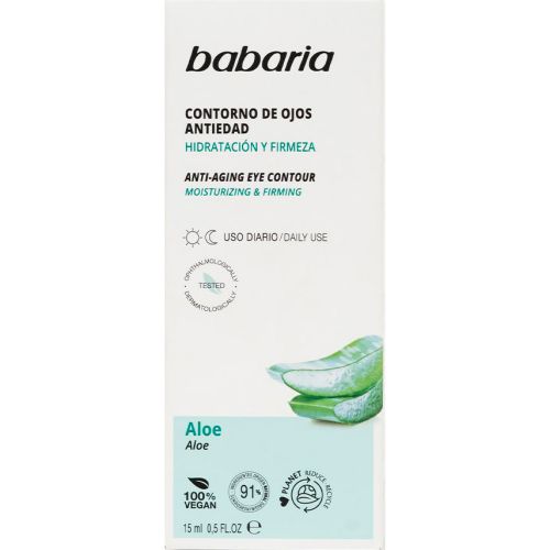 Крем Babaria (Бабария) алоэ вера вокруг глаз 15 мл - фото №1 Крем Babaria (Бабария) алоэ вера вокруг глаз 15 мл