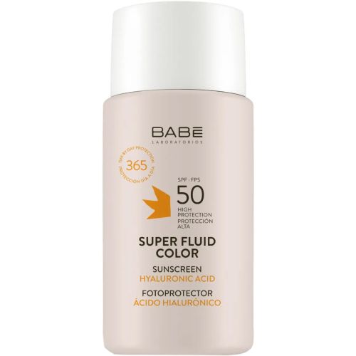 Солнцезащитный супер флюид ВВ Babe Laboratorios с тонирующим эффектом SPF 50 для всех типов кожи, 50 мл - фото №1 Солнцезащитный супер флюид ВВ Babe Laboratorios с тонирующим эффектом SPF 50 для всех типов кожи, 50 мл