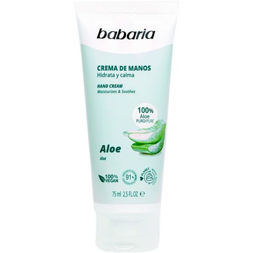 Крем Babaria Алое Вера для рук зволожуючий, 75 мл в аптеці - фото №1 Крем Babaria Алое Вера для рук зволожуючий, 75 мл в аптеці