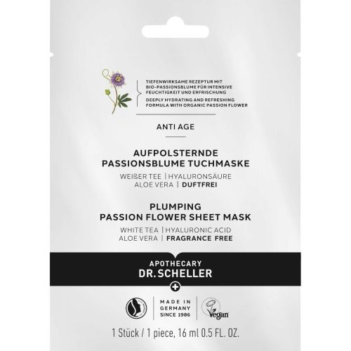 Маска тканинна Scheller з пасифлорою,16 мл в Україні - фото №1 Маска тканинна Scheller з пасифлорою,16 мл в Україні