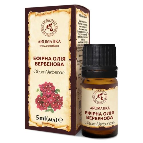 Масло эфирное Ароматика Вербеновое 5 мл - фото №1 Масло эфирное Ароматика Вербеновое 5 мл