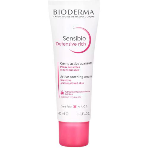 Крем Bioderma (Біодерма) Sensibio Defensive Rich Soothing Cream насичений, 40 мл - фото №1 Крем Bioderma (Біодерма) Sensibio Defensive Rich Soothing Cream насичений, 40 мл