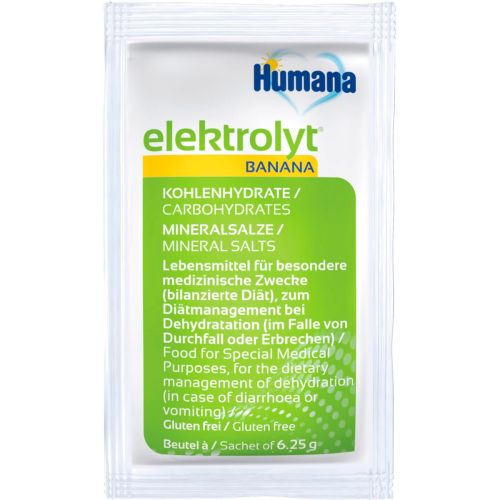 Електроліт Humana з бананом 6,25 г - фото №1 Електроліт Humana з бананом 6,25 г